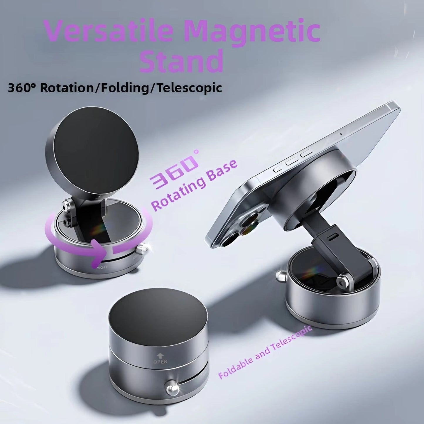 Premium Metal Alloy Car Phone Holder