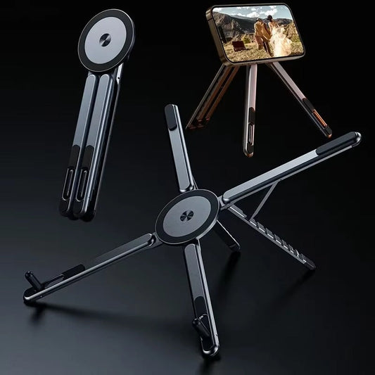 Metallic Portable Stand for Laptop/iPhone/iPad | Magsafe Compatible
