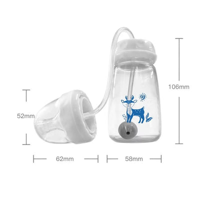 3-in-1 hands-free anti-flatulent, anti-colic baby bottle