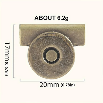 Seamless Magnetic Buckle Clasp for Bags