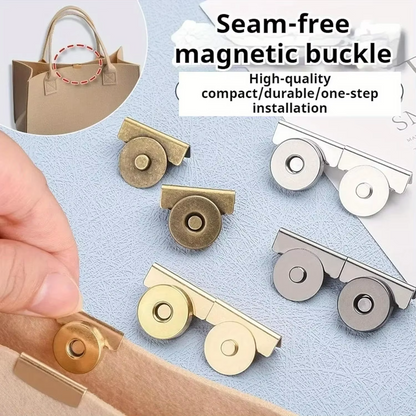 Seamless Magnetic Buckle Clasp for Bags